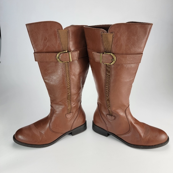 Marbella Camel Riding Boots - Knee High Boot- Size 7 - Picture 7 of 9